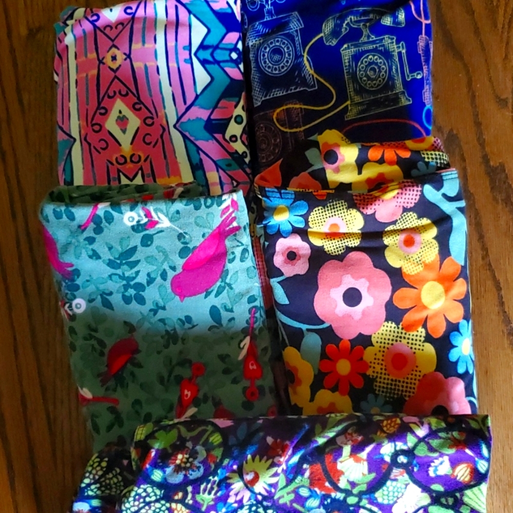 5 Pk TC Lularoe Leggings